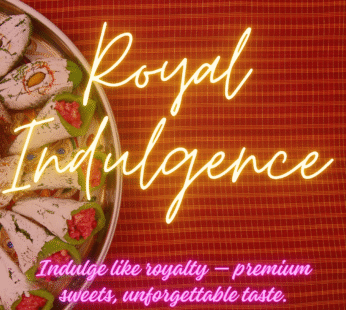 Royal Indulgence Box – 3 lb of Fresh Indian Sweets Delivered Anywhere in Canada